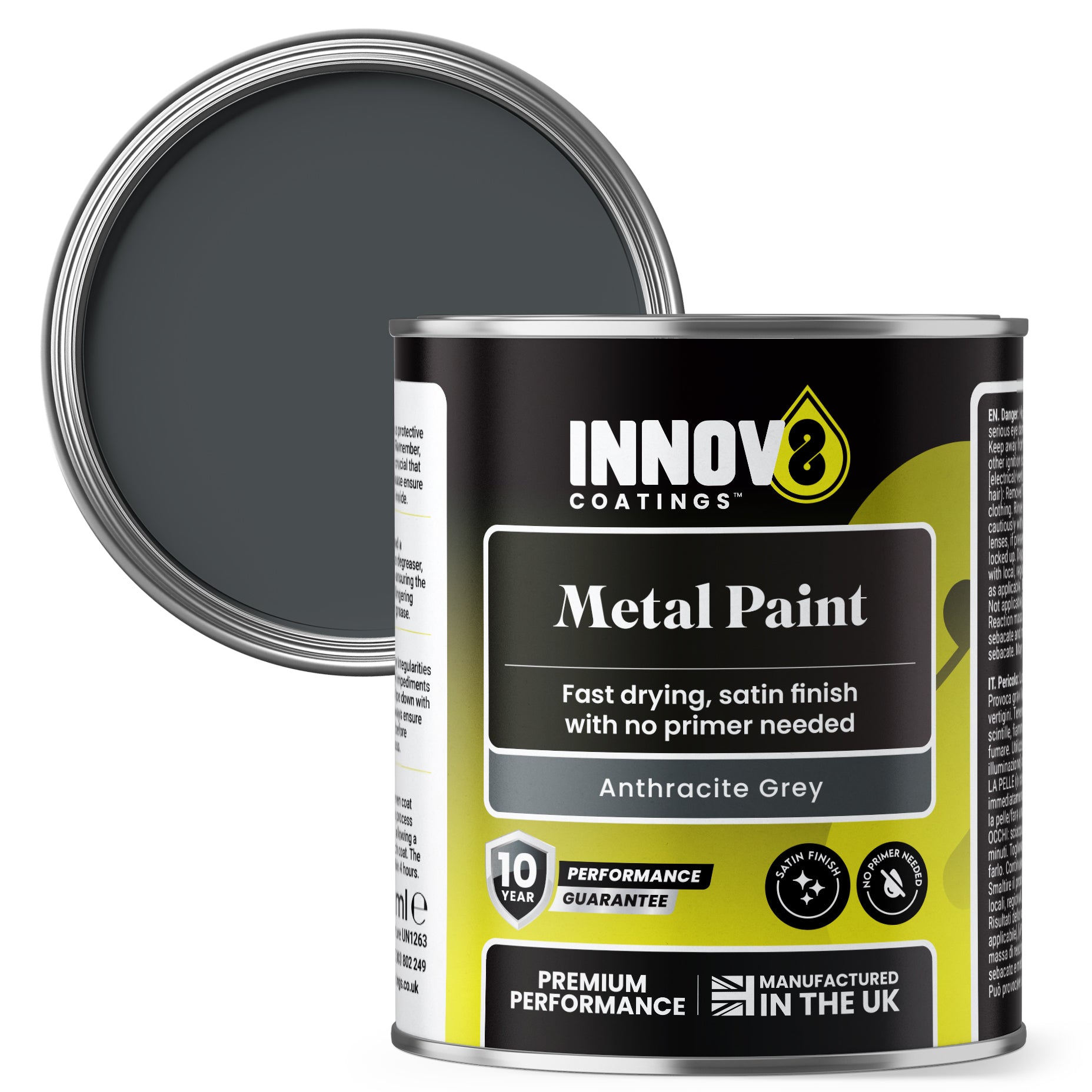 Innov8 Coatings 250 ml Metal Paint - Satin Finish - 10 Year Guarantee image 6