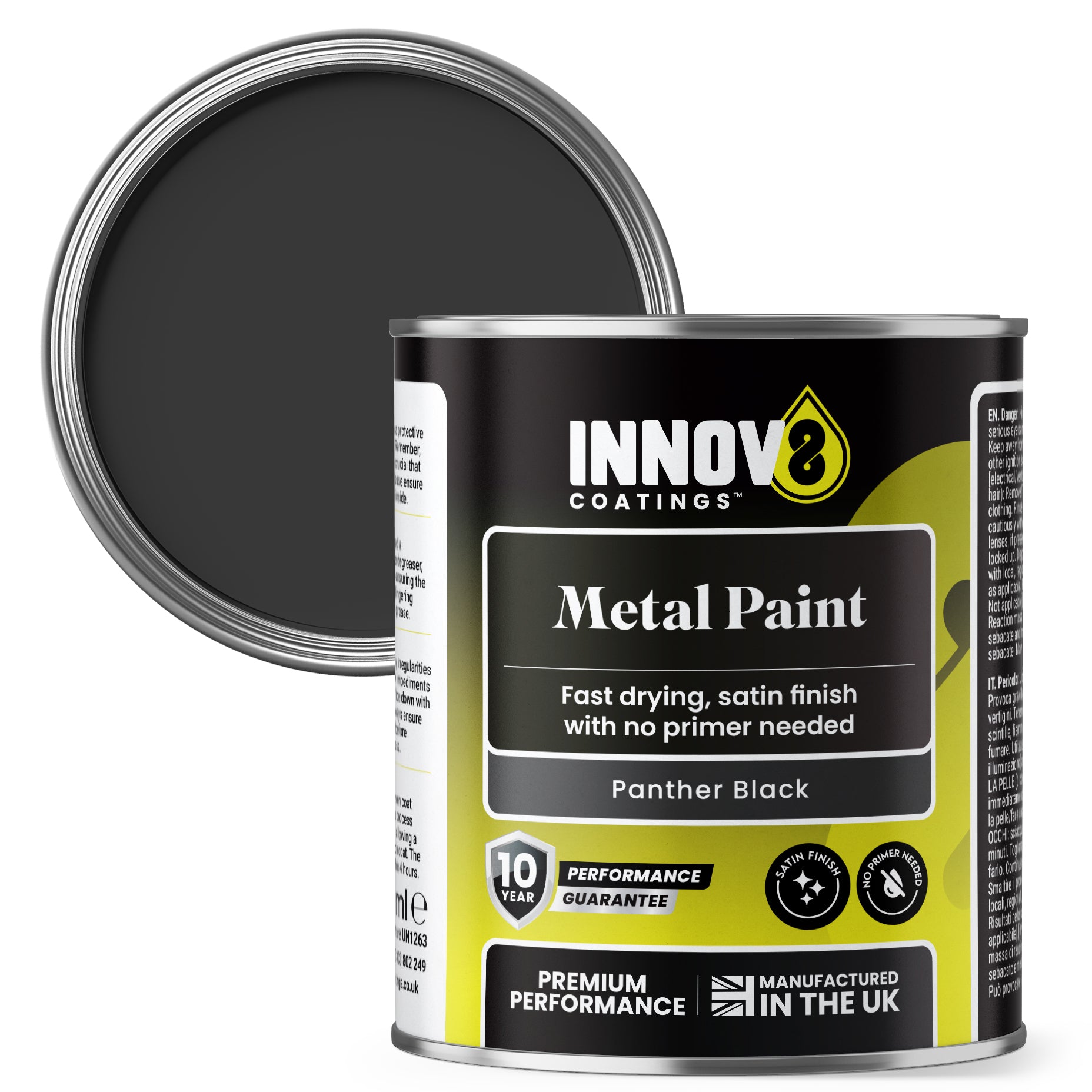 Innov8 Coatings 250 ml Metal Paint - Satin Finish - 10 Year Guarantee image 2