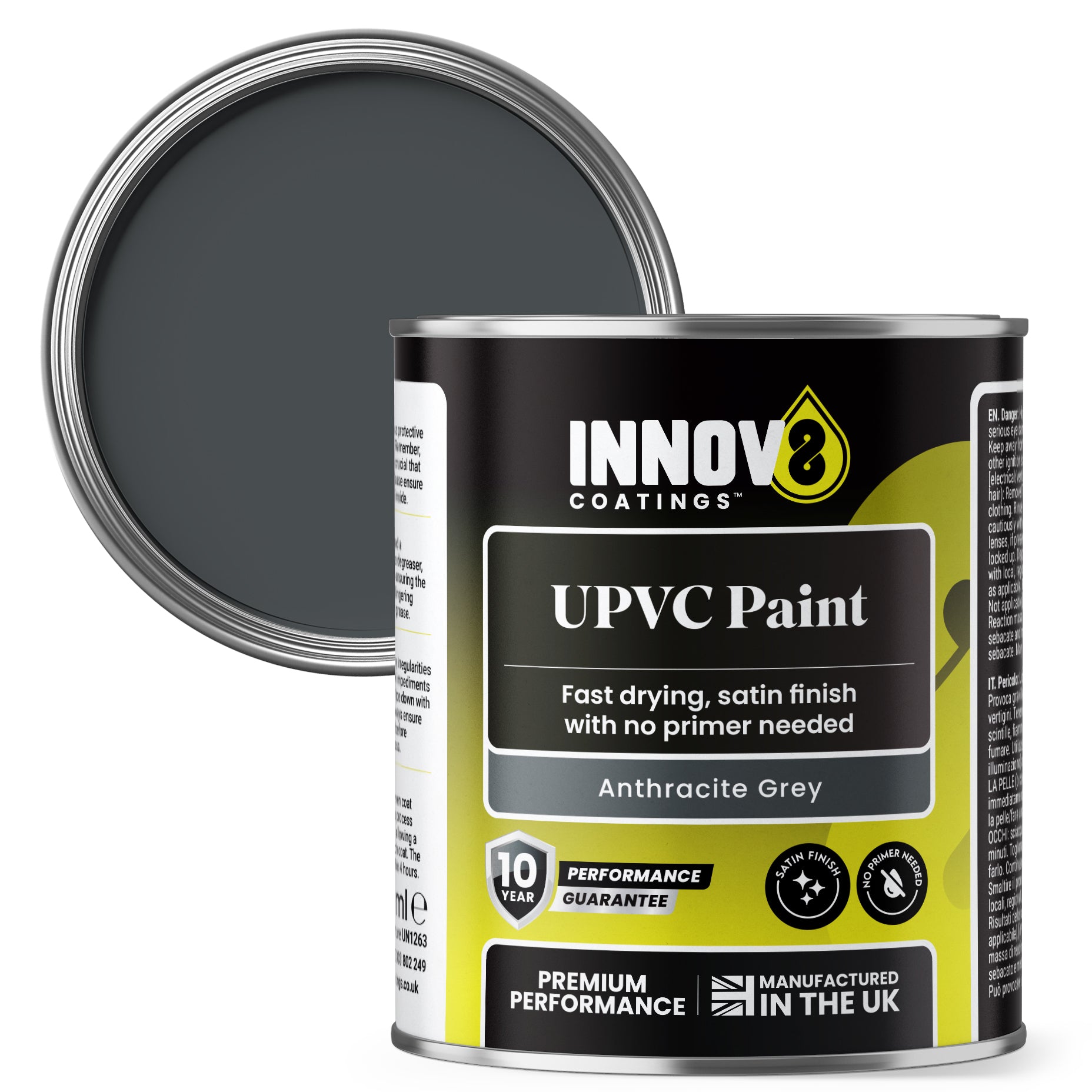 Innov8 Coatings 250ml uPVC Paint – Satin Finish – 10 Year Guar image 0