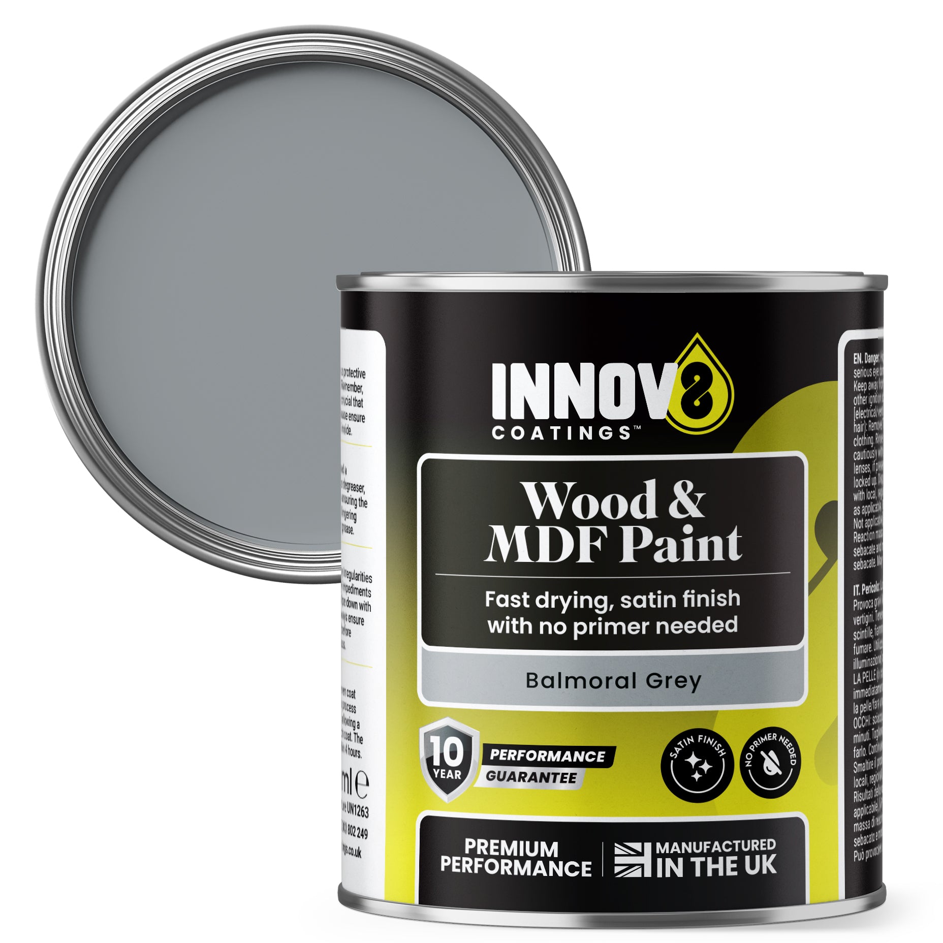 Innov8 Coatings 250ml Wood & MDF Paint – Satin Finish – 10 Year Guarantee image 5