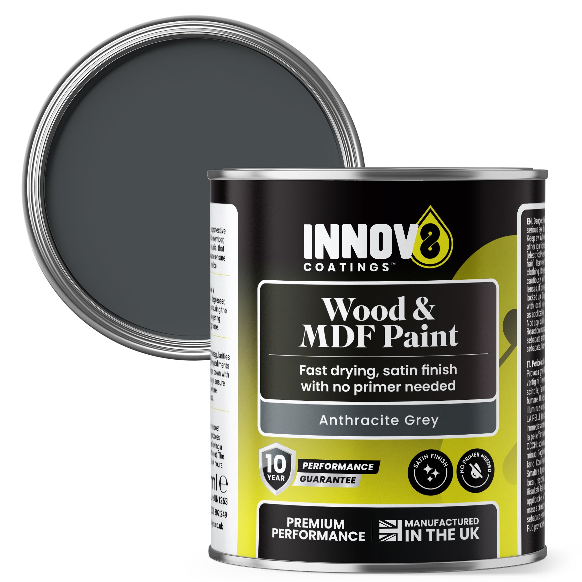 Innov8 Coatings 250ml Wood & MDF Paint – Satin Finish – 10 Year Guarantee image 4