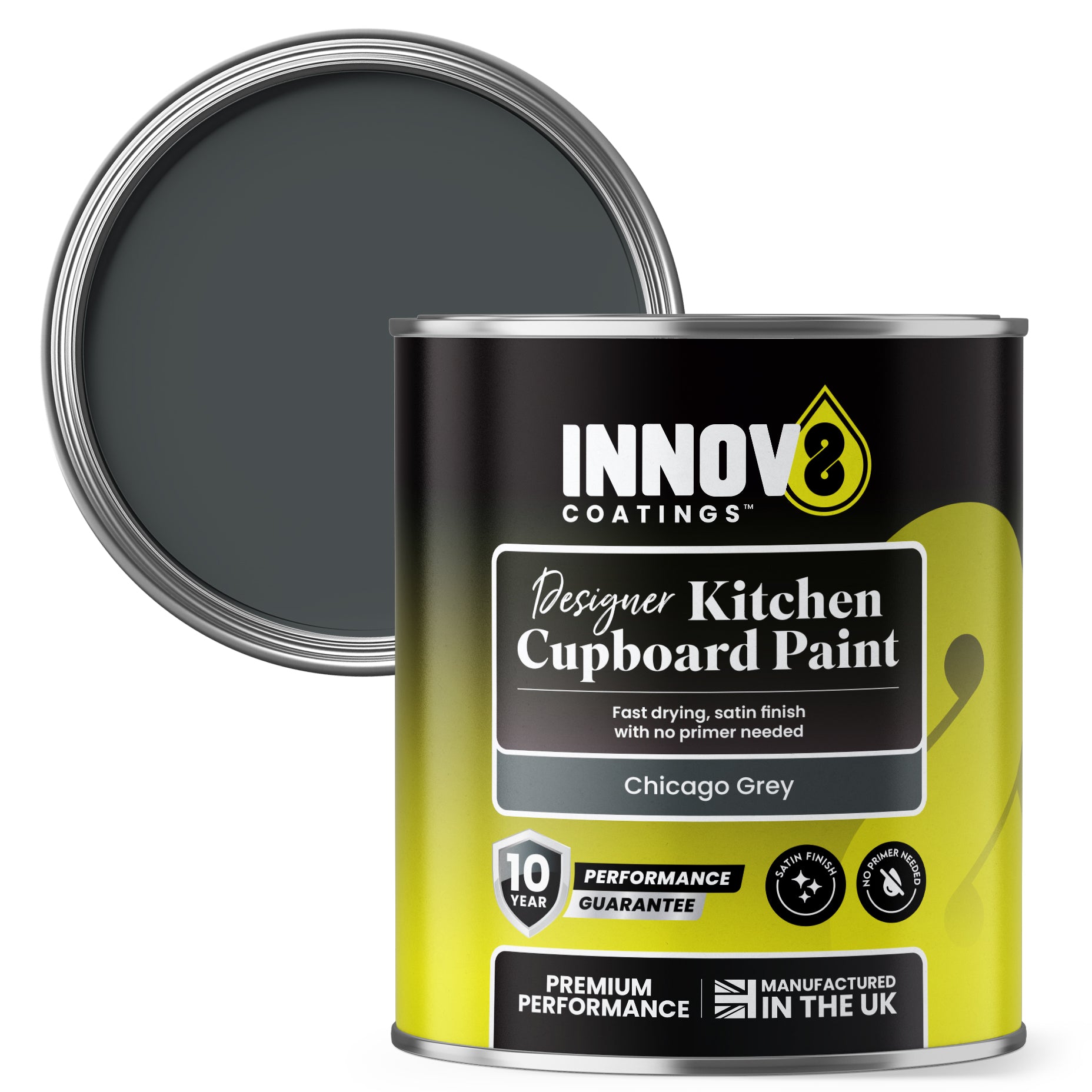 Designer Kitchen Cupboard Brush Paint image 10
